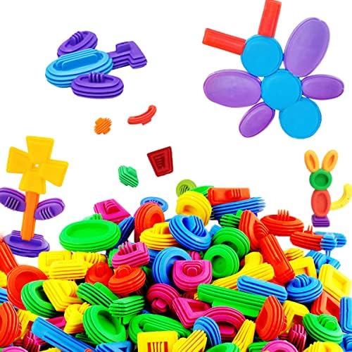 RAINBOW TOYFROG STEM Builder Toys Kit|3D Educational Construction Engineering Building Blocks for Boys and Girls Ages 3 4 5 6 7 8 9 10 Years Old|Best STEM Activities for Kids Ages 3-5. by RAINBOWTOYFROG