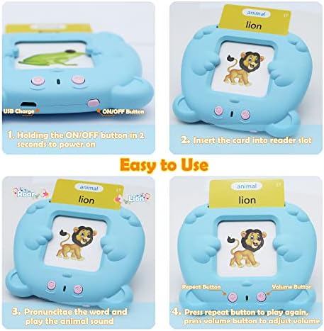 Spanish & English 510 Words Alphabet Bilingual Talking Flash Cards for Kids - Image 5