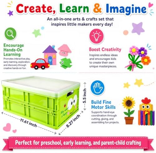 FUNZBO Arts and Crafts Supplies for Kids -Back to School Supplies Kits - Image 6
