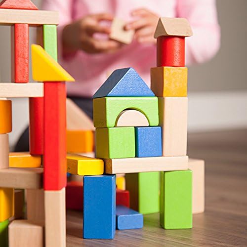 Fat Brain Toys Timber Blocks - 100 Piece Wooden Block Set - Classic Preschool Toy - Image 2
