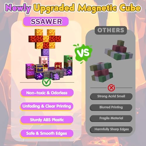 Magnetic Blocks, 100PCS Toys Building Cube Birthday Gifts for Kids - Image 4