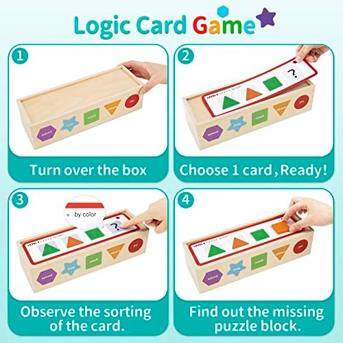 Montessori Toys for 1 2 3 Year Old, Color Sorting & Stacking Matching Toys - Image 3