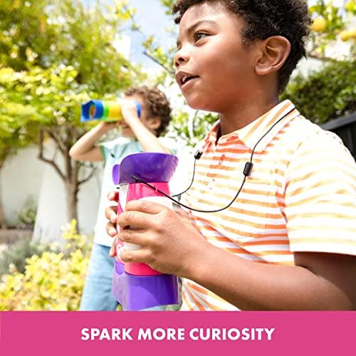 Educational Insights GeoSafari Kidnoculars Pink - Toy Binoculars for Kids, Outdoor Toys for Kids Ages 4-8, Toddler Camping and Nature Toys, Lightweight Binoculars with Neck Strap, Bird Watching Gear - Image 4