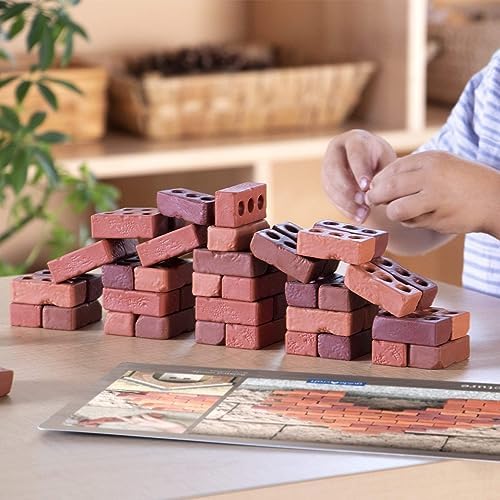 Guidecraft Little Bricks - 60 pc. Set: Builders Set for Construction and Stacking, Kids Educational Learning Toy - Image 5