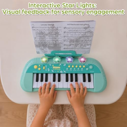Sealive Toddler Piano Keyboard Toy for Kids Ages 1-3, 24-Key Baby Piano - Image 4