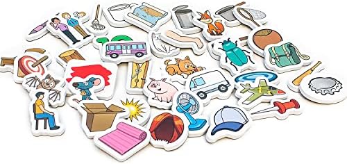Junior Learning Rainbow CVC Objects Magnetic Foam Set, 40 Pieces, Ages 4-5, Phonics, Pre K-K - Image 3