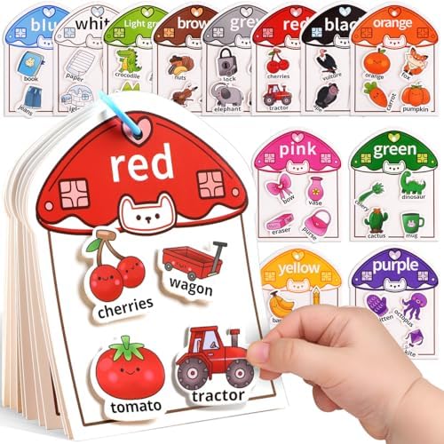 Montessori Busy Book Color Sorting Toys for Toddlers 2-4 Years by Unknown