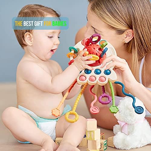 Baby Toys 6 to 12 Months,Montessori Toys for 1 Year Old Boy Girl Baby Sensory Toys for Babies 12-18 Months Pull String Toys for Christmas and Birthday Gifts Infant,Toddlers - Image 2