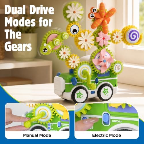 4 in 1 STEM Gear Toys for Kids Ages 3+, Educational Building Blocks, 87Pcs - Image 5