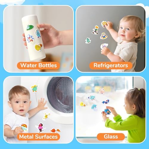 JoyCat Reusable Weather Theme Sticker Book, Travel Toys for Toddlers & Kids - Image 6
