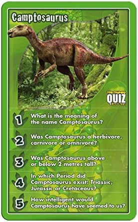Top Trumps Dinosaurs: Quiz Games - Trivia Quiz - Kids Games for Learning- Great Travel Games and Road Trip Games - Trivia Outdoor Games - Family Games for Kids and Adults 2+ Players - Image 5