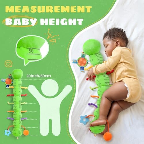 AWOTOY Baby Toys Sensory Music Caterpillar Stuffed Animal Infant Toys,Green - Image 5