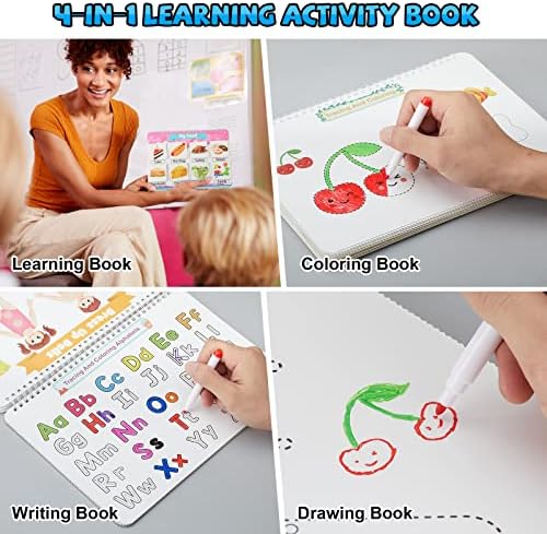 Huijing Toddler Activities Preschool Learning Busy Book - 29 Themes Binder Montessori Toys for Toddlers, Workbook Activity Autism Materials and Tracing Coloring - Image 3