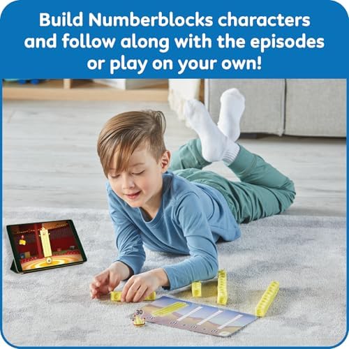 hand2mind MathLink Cubes Numberblocks 21-30 Activity Set, Ages 3+ - Image 4