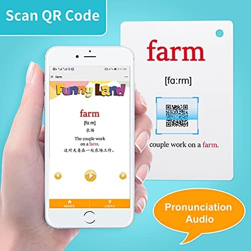 Lilias Places & Buildings Flash Cards, Toddler Learning Toys, Preschool Learning Toys, Homeschool Supplies, Learning Supplies for Kindergarten, 4.3 X 3.14 Inch, 32 Cards in Set - Image 3