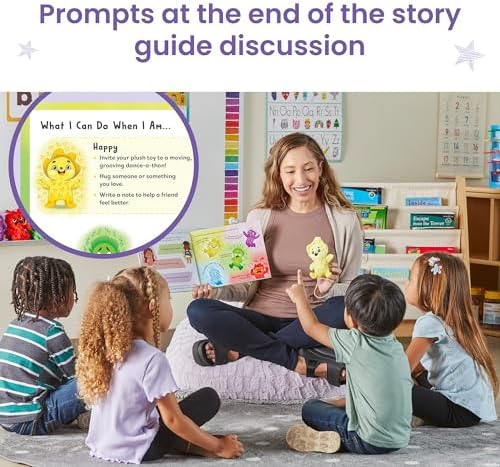 hand2mind Feelings Family Introductory Storybook and Plush Set - Image 5