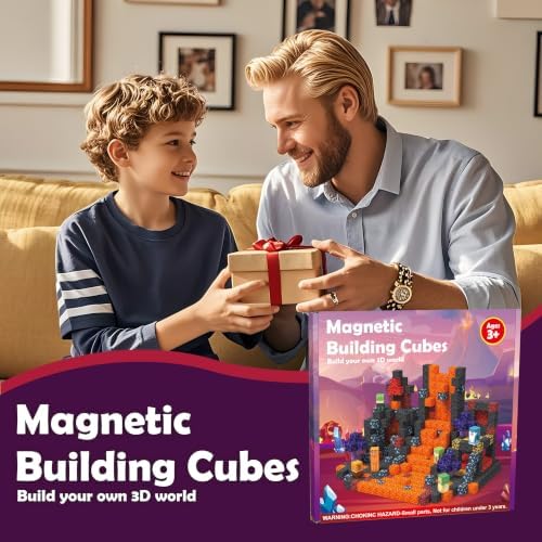 Magnetic Blocks STEM Magnet Tiles Construction Toys for 3+ Years Boys Girls - Image 4