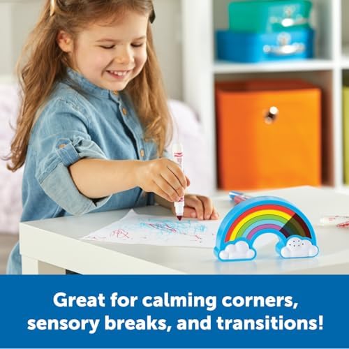 Learning Resources Rainbow Visual Timer-Time Management for Children,Audio and Visual Alarms,Schedule for Kids,Social Emotional Learning Skills,Countdown-for Teachers,Classroom Must Haves,(Pack of 6) - Image 2