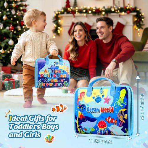 Busy Board Montessori Toys for 2 Year Old Boy Birthday Gift Busy Book - Image 6