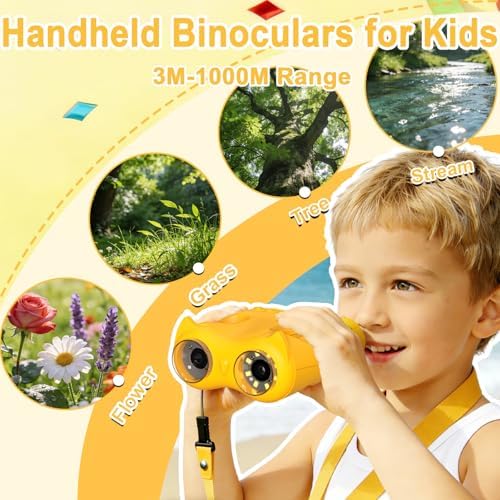 1000X Handheld Digital Microscope for Kids & Binoculars, STEM Toys, 2 in 1 - Image 3