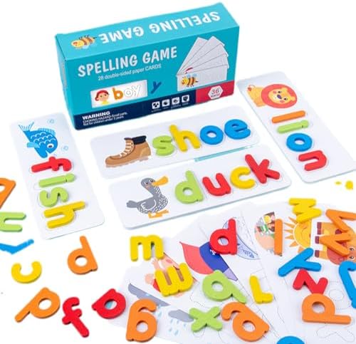 Alphabet Puzzle Toy, Learning Activities for Preschoolers 3+ by Home