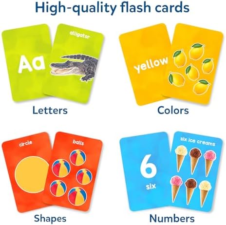 Skillmatics Flash Cards for Toddlers – Letters, Numbers, Shapes & Colors - Image 2