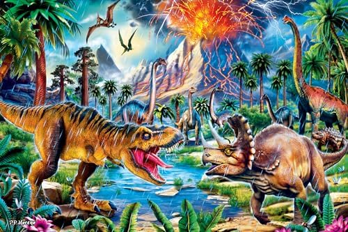 Glow in the Dark - Dinosaur World 48 Piece Floor Puzzle - Image 4