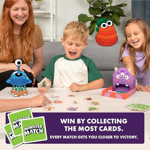 Exploding Kittens Monster Match, 2-6 Players, Ages 4+ Kids Matching Game - Image 6
