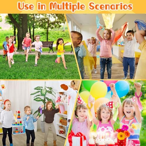 Scarves for Kids Play, Juggling Scarves, Play Scarve - Image 5