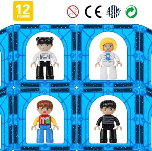 12 Pieces Large Magnetic People Figures for Kids Ages 3 4 5 6 and Up - Image 6