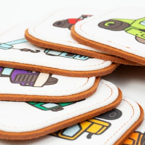 Felt Construction Matching Game for Toddlers – Truck Memory Game & Flash Cards – Soft and Safe for Ages 1+ – Montessori Preschool Learning Activity – Educational Construction Toy for Boys & Girls - Image 4