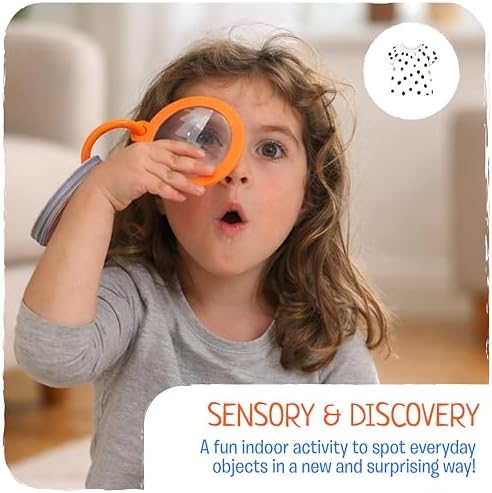 Scavenger Hunt at Home | Indoor Toddler Activity Cards with Magic Kaleidoscopic Lens | Sensory Games for 2-3 Year Olds | Learning Toys | Rainy Day Activity for Kids - Image 2