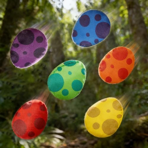 EYxsaxenk Dinosaur Egg Bean Bag for Toss Game Kid Toddler Throwing Game Toy - Image 4
