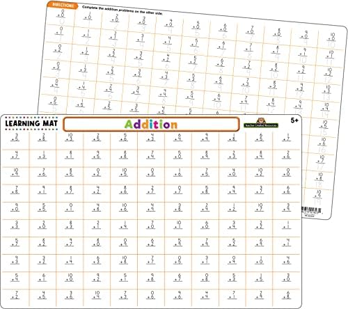 Teacher Created Resources Addition Learning Mat (TCR21016) by TeacherCreatedResourcesOS