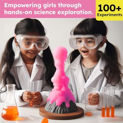Butterfly EduFields 100+ Experiments Girls Science Kit for Kids Age 5-7 6-8 - Image 4