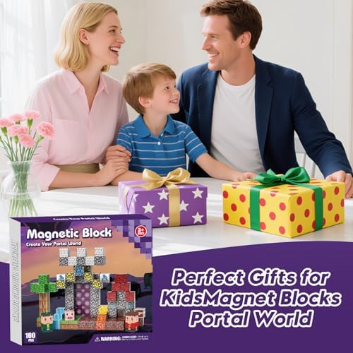 Magnetic Building Blocks, Stacking Magnets,STEM Sensory Toys,Kids Gifts - Image 6