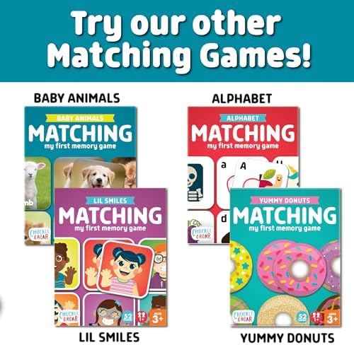 Chuckle & Roar Bath Matching Memory Game, Toddler Games, 52 Pc, Ages 3+ - Image 6
