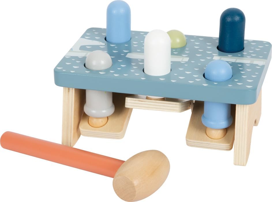 Small Foot Game Arctic Made of FSC 100%-Certified Wood, Hammer Bench for Kids Aged 1+ Years Old, 12448 - Image 2