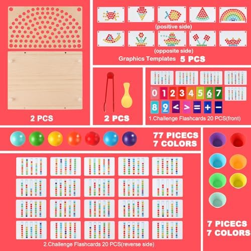 INIFEIDALA Montessori Wooden Educational Toys for 3-6 Year Olds - Image 2