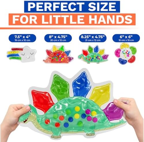 4-Pack Color Sorting Sensory Toys for Toddlers Ages 3+ Montessori Travel Toys Calm Down Toy for Preschool | Flower, Porcupine, Cloudy Rainbow Color Matching Activities Gift Ready for Boys Girls B-Day - Image 3