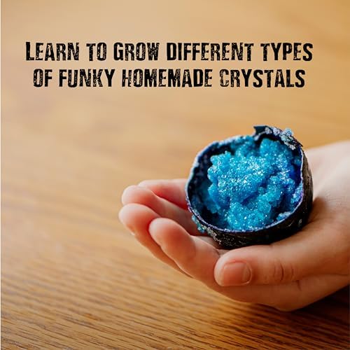 Einstein’s Crystal Craze LAB Science Kit for Kids. 18 Science Experiments Inside STEM for Boys & Girls Aged 10 and Above. Detailed Picture Guide Included. - Image 3