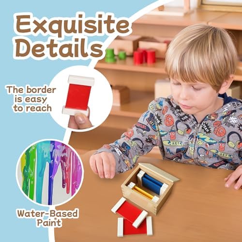 MONTESSORI OUTLET Color Tablets (1st Box) for 3-6 Years Montessori Education at School and Home - Image 6