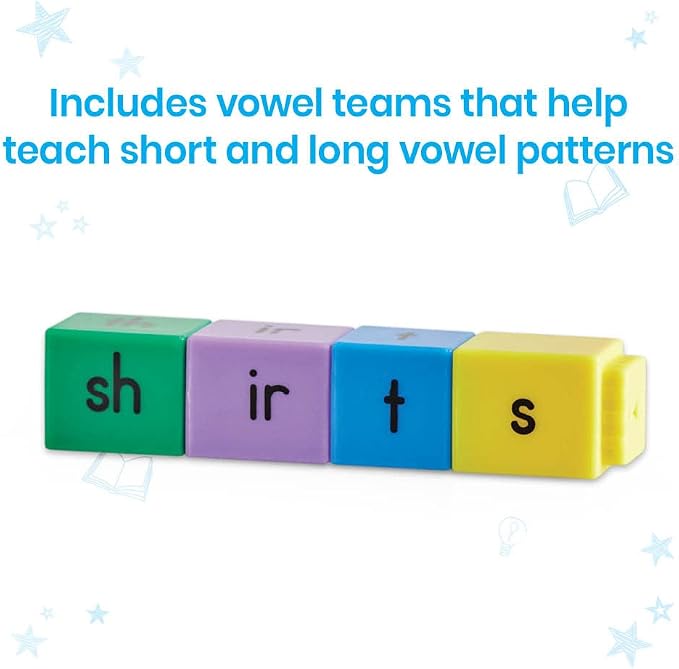 hand2mind Reading Rods Phonics Word-Building, Word Building Activities, Spelling Toys, Montessori Alphabet Letters, Reading Tools for Kids, Science of Reading Manipulatives, Phonemic Awareness - Image 5