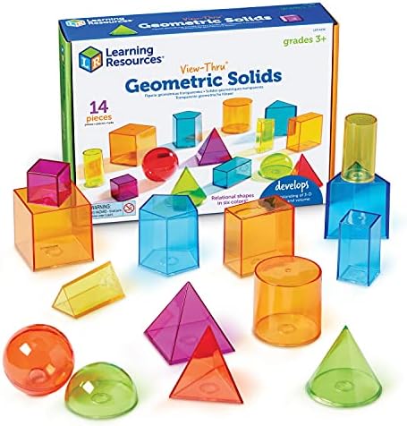Learning Resources View-Thru Geometric Solids by LearningResources