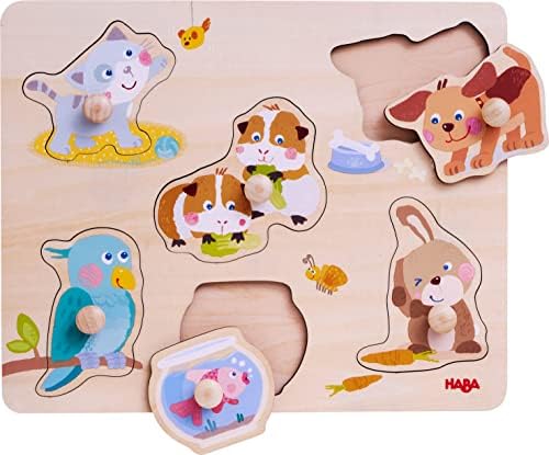 HABA 306541 Grasping Puzzle Pets, from 12 Months, Colourful - Image 3