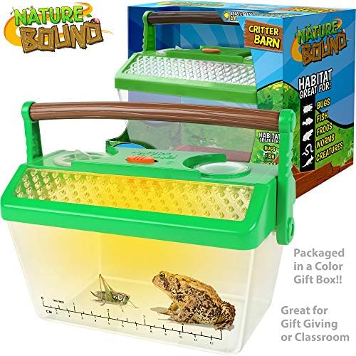 Nature Bound Bug Catcher Critter Barn Habitat | Bug Catcher Kit for Kids | Outdoor Nature Exploration Toys | Indoor/Outdoor Insect Collecting with Light Kit | STEM Toy for Boys & Girls Ages 3+ - Image 2