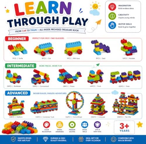 Building Blocks for Toddlers, Kids Interlocking Toys - Image 2