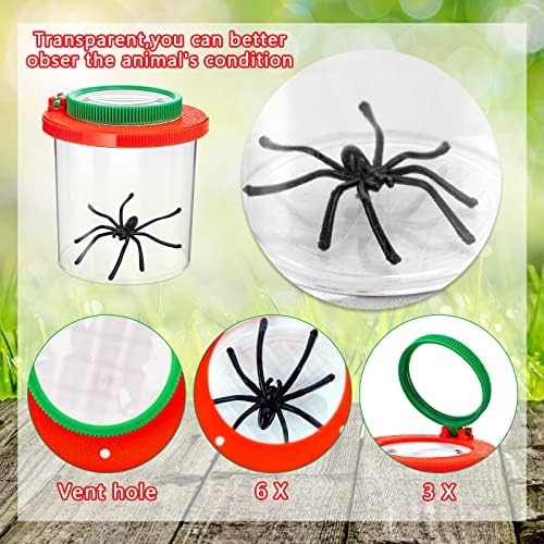 Insert Bug Viewer for Kids, 4PCS Magnifying Insect Box Bug Catcher Kit - Image 3