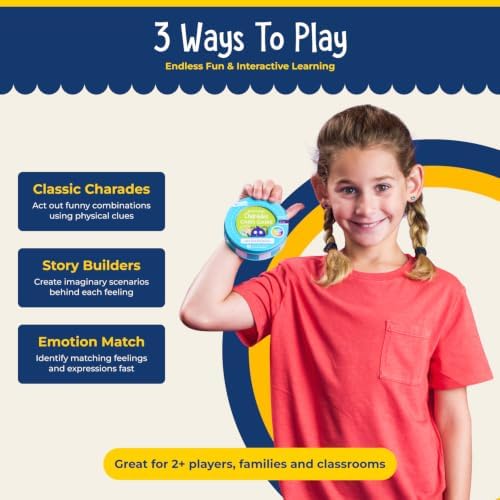 Open The Joy Emotions Charades Card Game – Kids Feelings Family Fun - Image 2