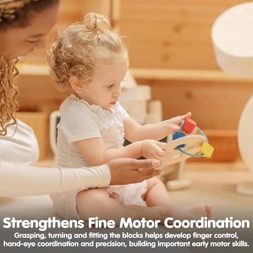 PlanToys® First Shape Sorter Wooden Sorting Toy for Toddlers 3+ Montessori - Image 5